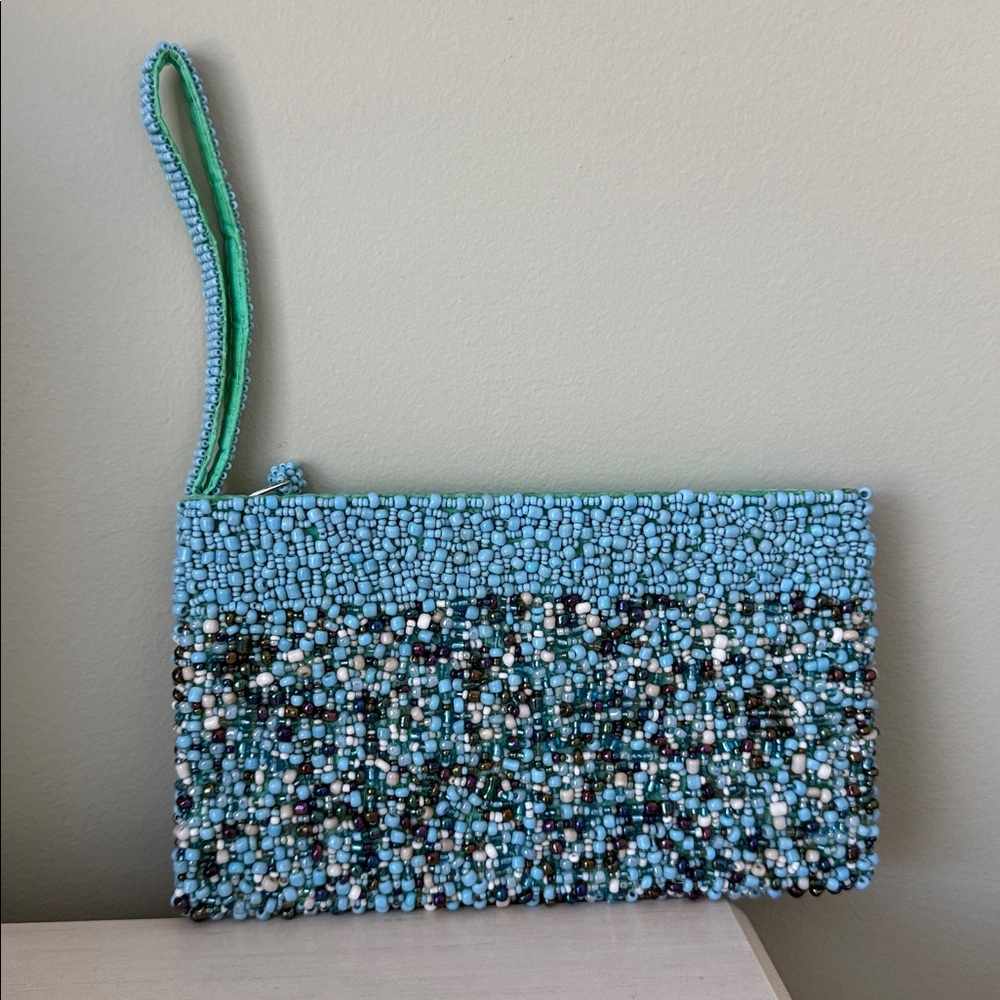Bali Hai Beaded Clutch Wristlet - Picture 2 of 6